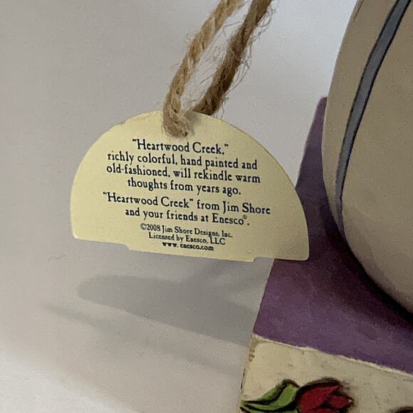 Jim Shore Heartwood Creek Snow Woman Winter Blossoms Figurine 2008 #4010358 - Picture 10 of 15